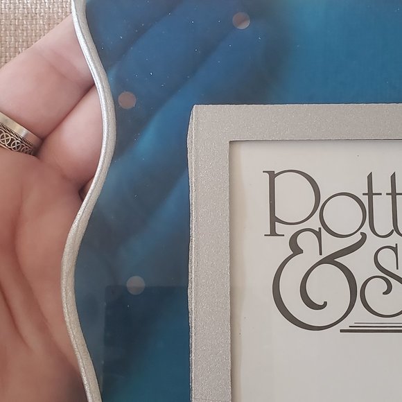 NIB Potter & Smith Handscreened Glass 4"x6" Picture Frame - Picture 3 of 10